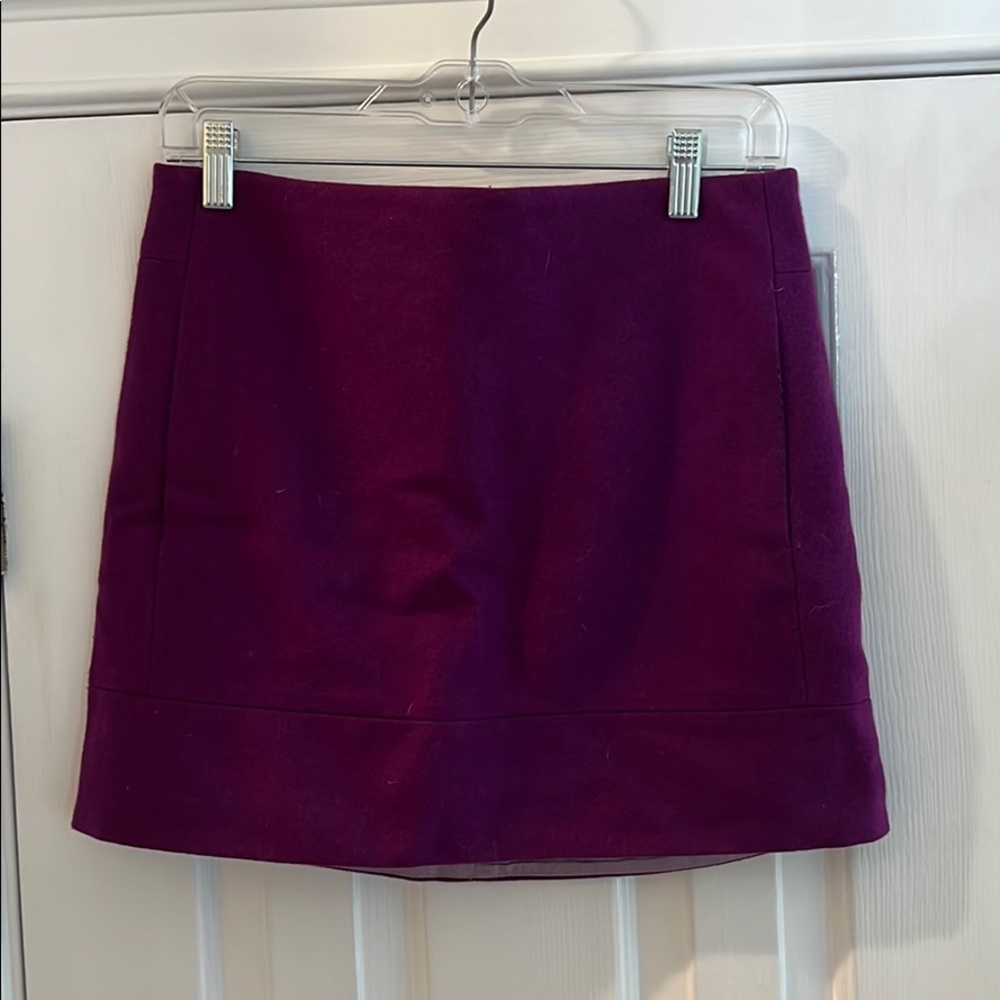 J crew purple skirt